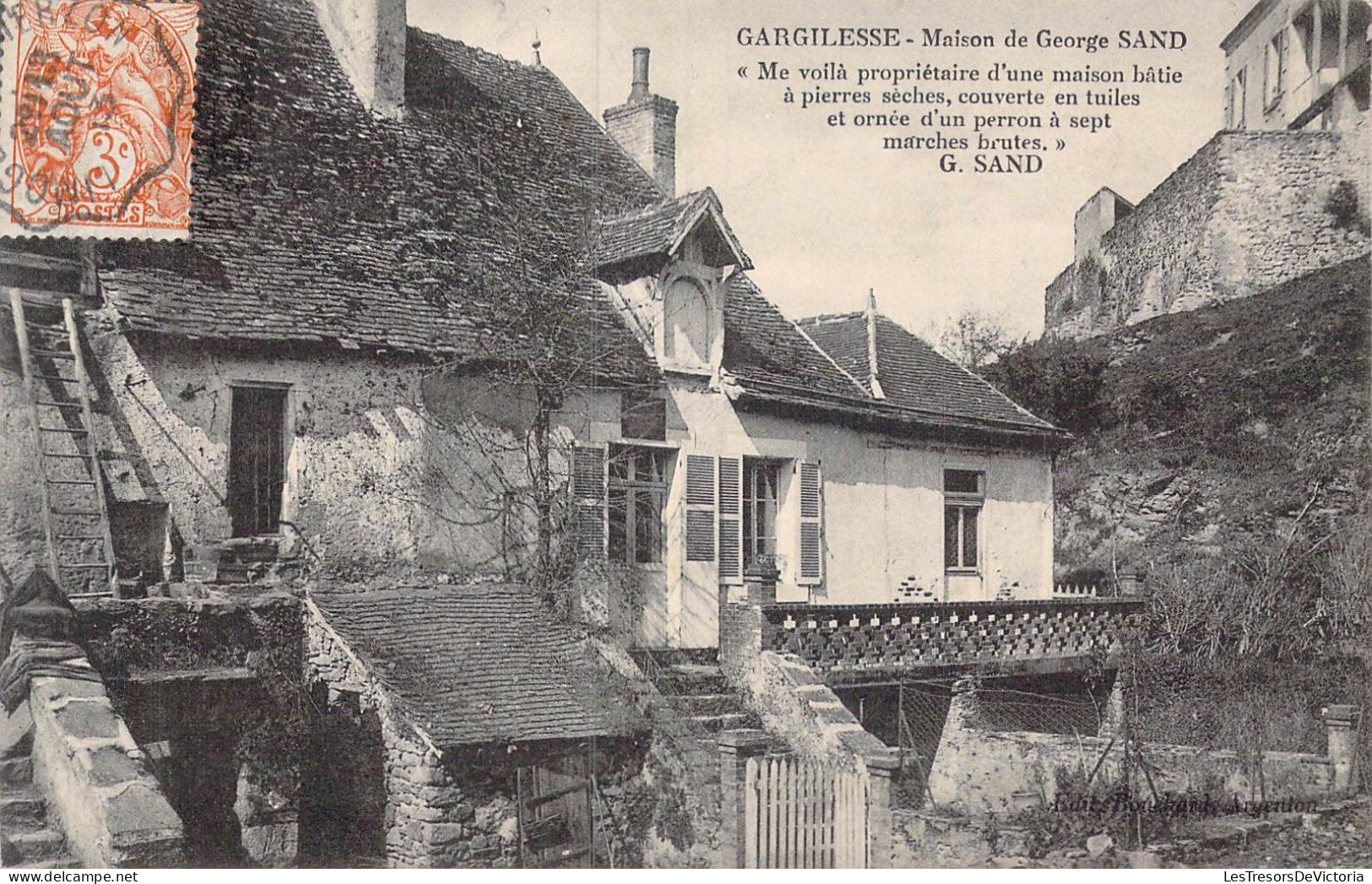 FRANCE - 36 - Gargilesse - Maison De George Sand - Carte Postale Ancienne - Andere & Zonder Classificatie