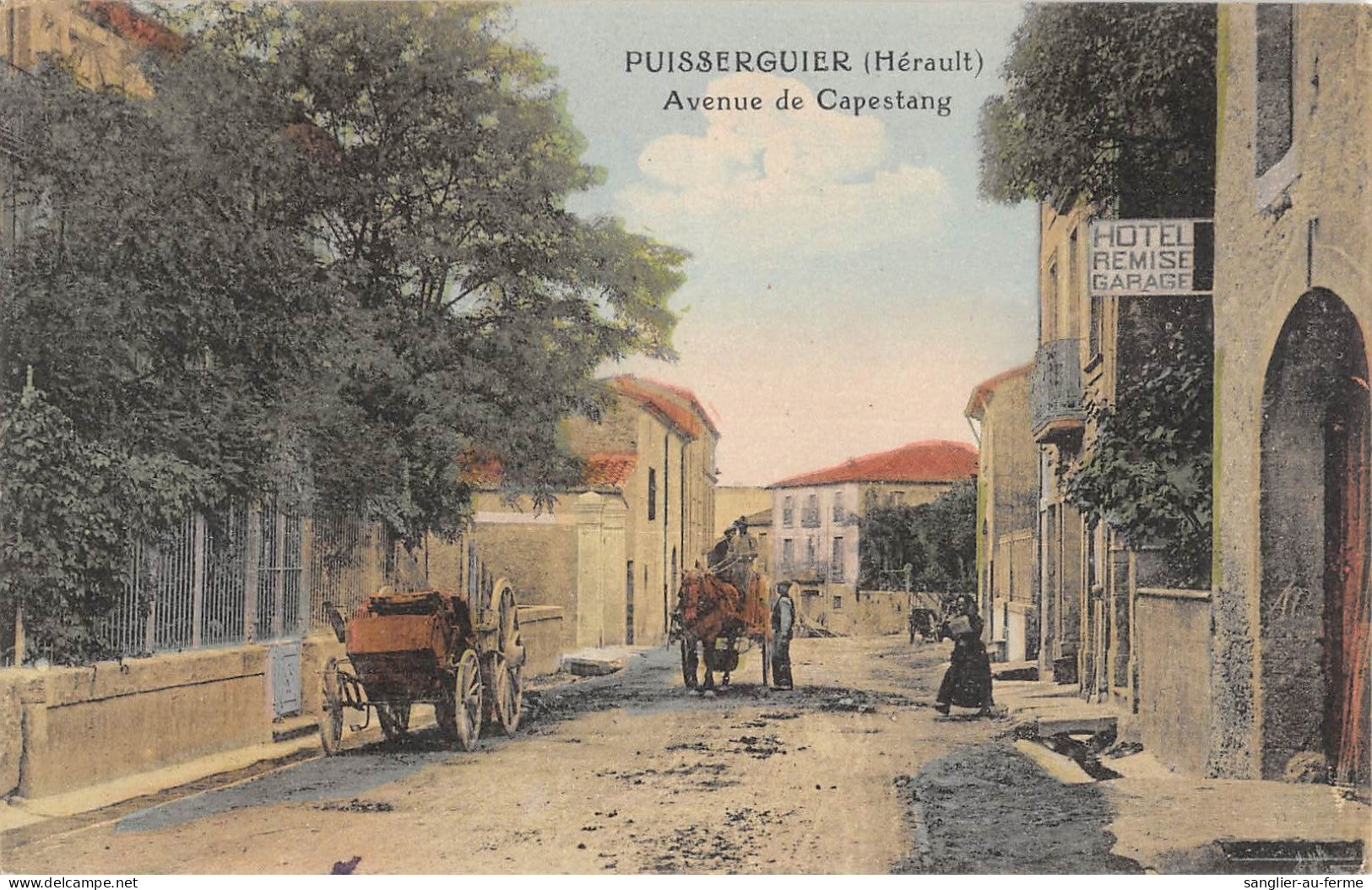 CPA 34 PUISSERGIER AVENUE DE CAPESTANG - Sonstige & Ohne Zuordnung