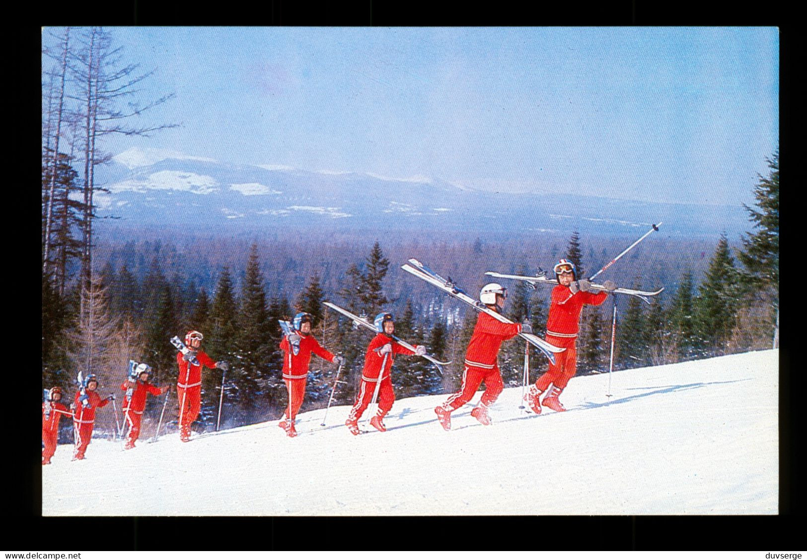 Corée Du Nord North Korea Le Plateau De Baiktou En Saison De Ski Baiktou Plateau In Ski Season - Corée Du Nord