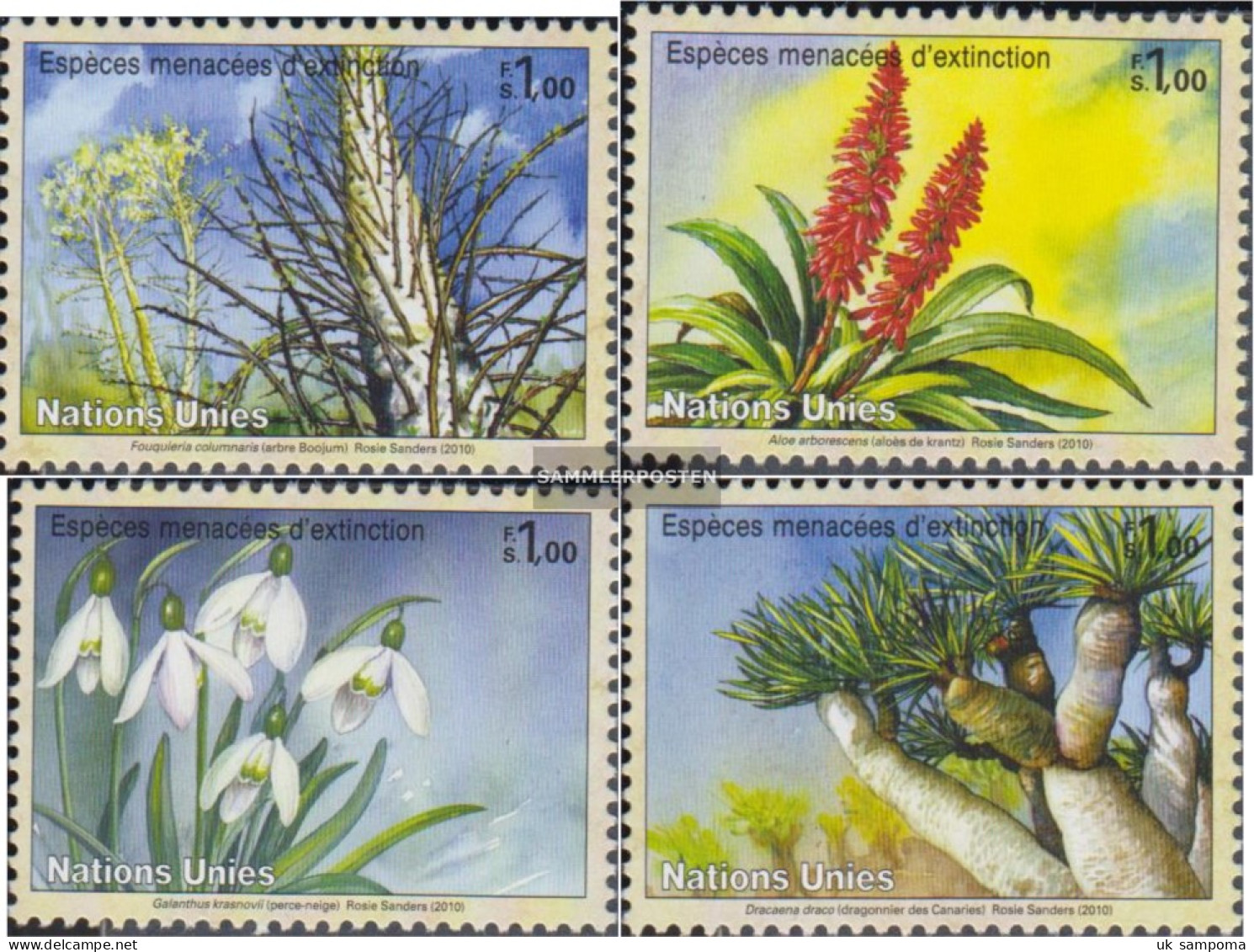 UN - Geneva 681-684 (complete Issue) Unmounted Mint / Never Hinged 2010 Plants - Neufs