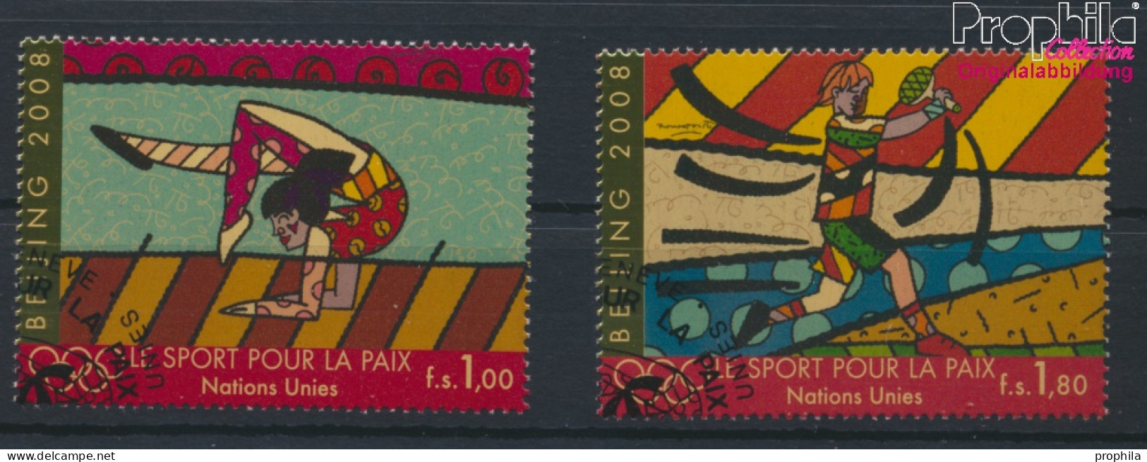 UNO - Genf 602-603 (kompl.Ausg.) Gestempelt 2008 Olympische Sommerspiele (10068941 - Oblitérés