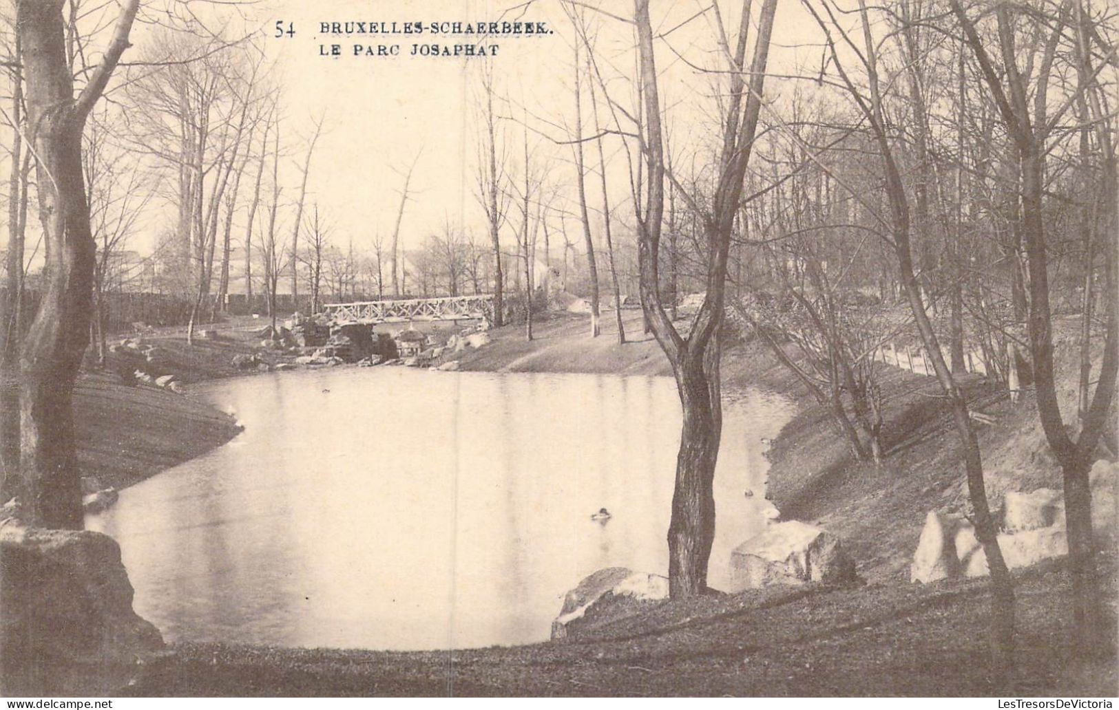 BELGIQUE - Bruxelles-Schaerbeek - Le Parc Josaphat - Carte Postale Ancienne - Parks, Gärten