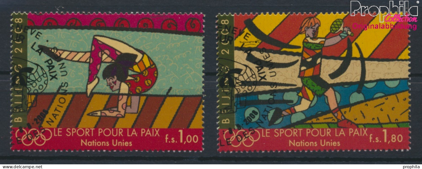 UNO - Genf 602-603 (kompl.Ausg.) Gestempelt 2008 Olympische Sommerspiele (10068943 - Used Stamps