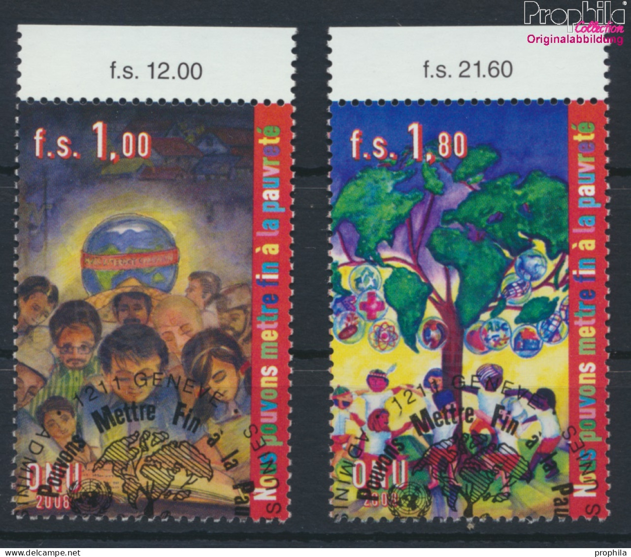 UNO - Genf 605-606 (kompl.Ausg.) Gestempelt 2008 Beseitigung Der Armut (10068916 - Used Stamps