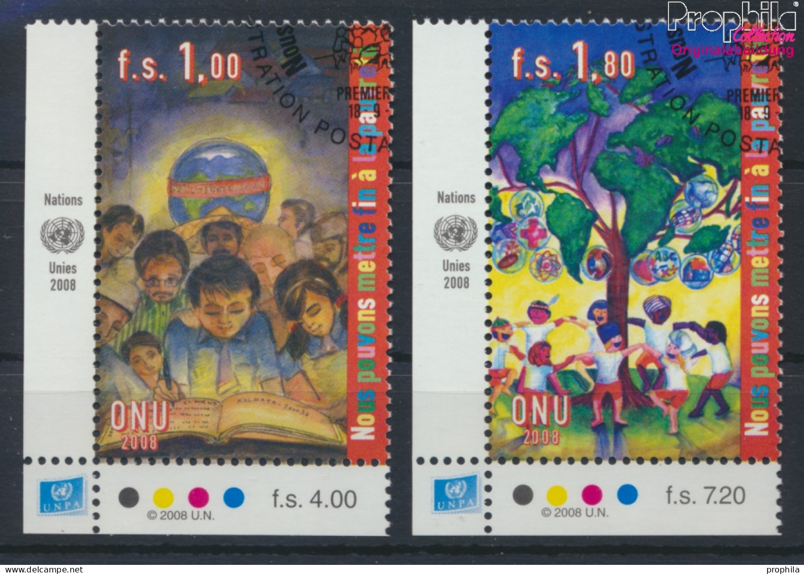 UNO - Genf 605-606 (kompl.Ausg.) Gestempelt 2008 Beseitigung Der Armut (10068918 - Used Stamps