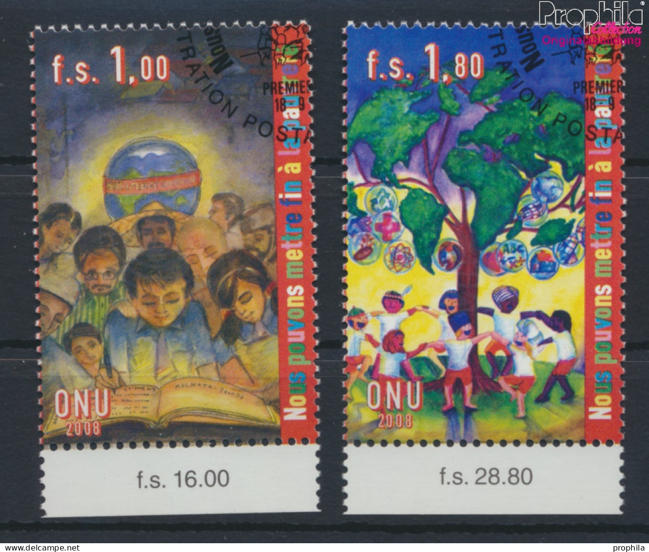 UNO - Genf 605-606 (kompl.Ausg.) Gestempelt 2008 Beseitigung Der Armut (10068920 - Used Stamps