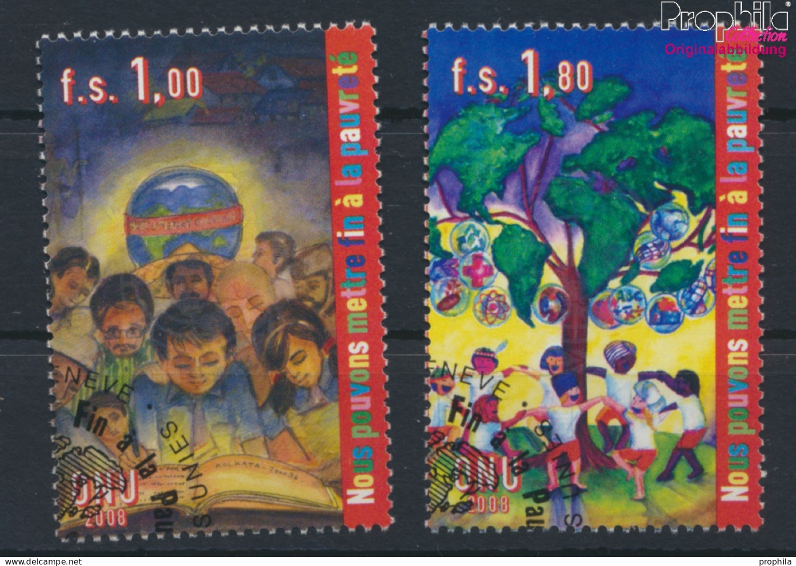 UNO - Genf 605-606 (kompl.Ausg.) Gestempelt 2008 Beseitigung Der Armut (10068927 - Used Stamps