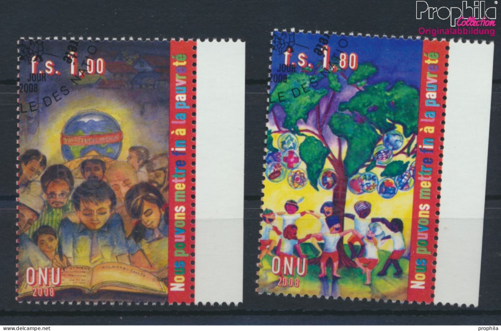 UNO - Genf 605-606 (kompl.Ausg.) Gestempelt 2008 Beseitigung Der Armut (10068929 - Used Stamps