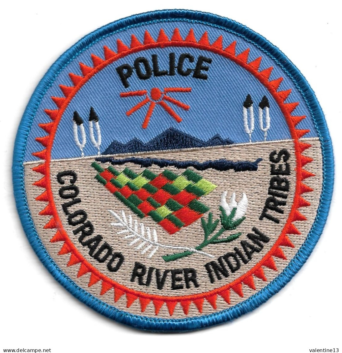 Ecusson POLICE  USA  COLORADO RIVER  RESERVE - Police & Gendarmerie