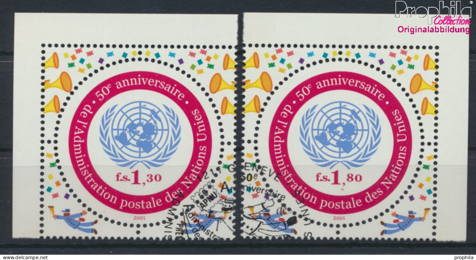 UNO - Genf 426-427 (kompl.Ausg.) Gestempelt 2001 Postverwaltung (10067972 - Used Stamps