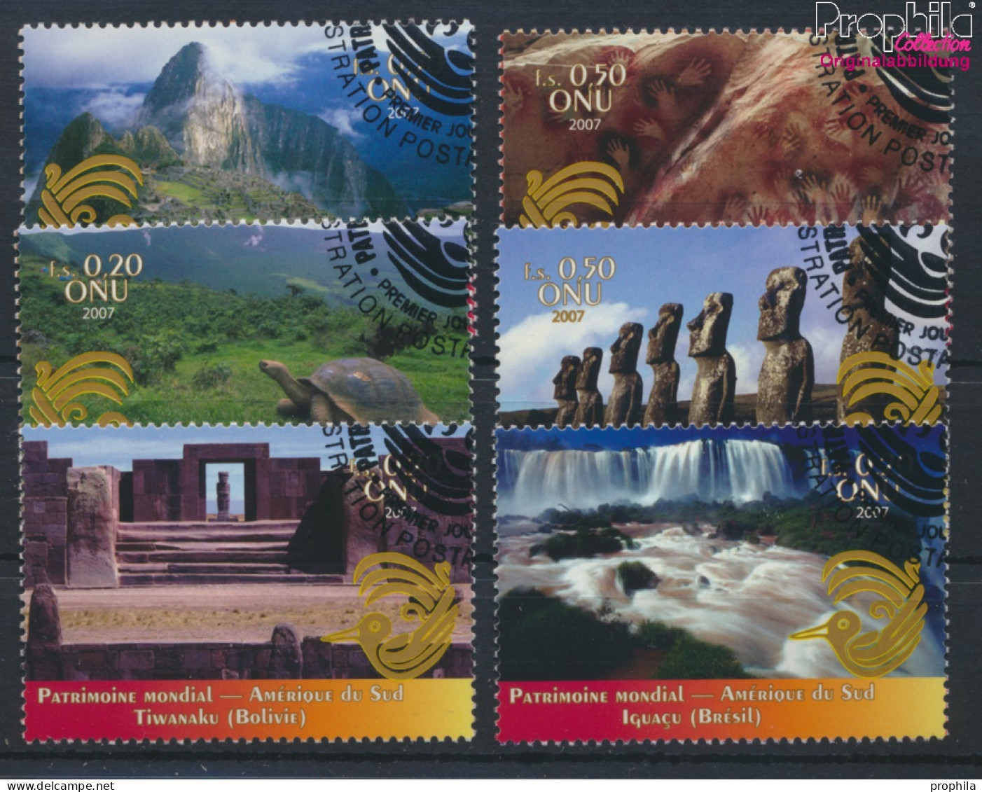 UNO - Genf 577-582 (kompl.Ausg.) Gestempelt 2007 Südamerika (10067919 - Used Stamps