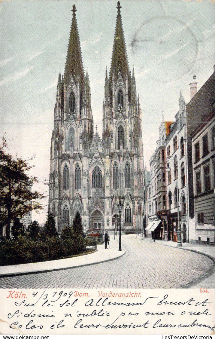 ALLEMAGNE - Koln - Dom. Vorderansicht - Carte Postale Ancienne - Sonstige & Ohne Zuordnung