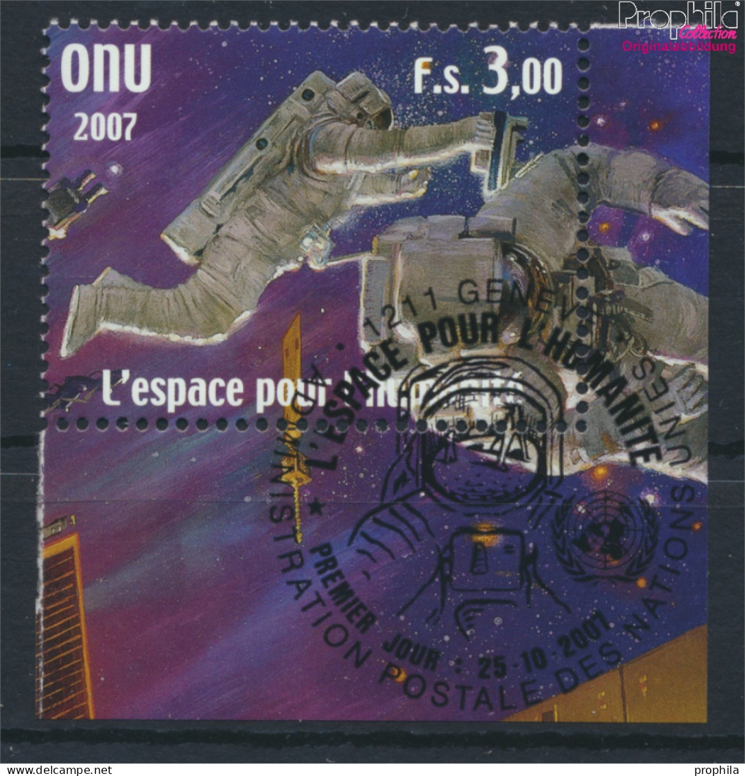 UNO - Genf 586 (kompl.Ausg.) Gestempelt 2007 Weltraumfahrt (10067916 - Oblitérés