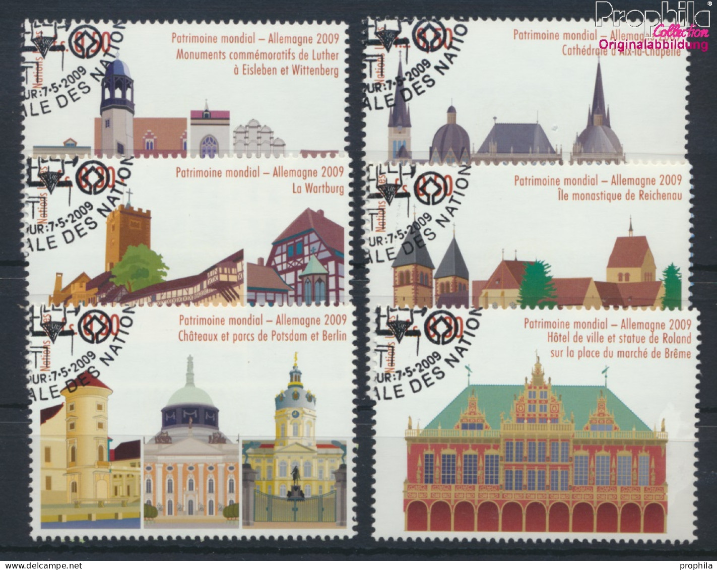 UNO - Genf 646-651 (kompl.Ausg.) Gestempelt 2009 UNESCO Welterbe Deutschland (10067902 - Used Stamps