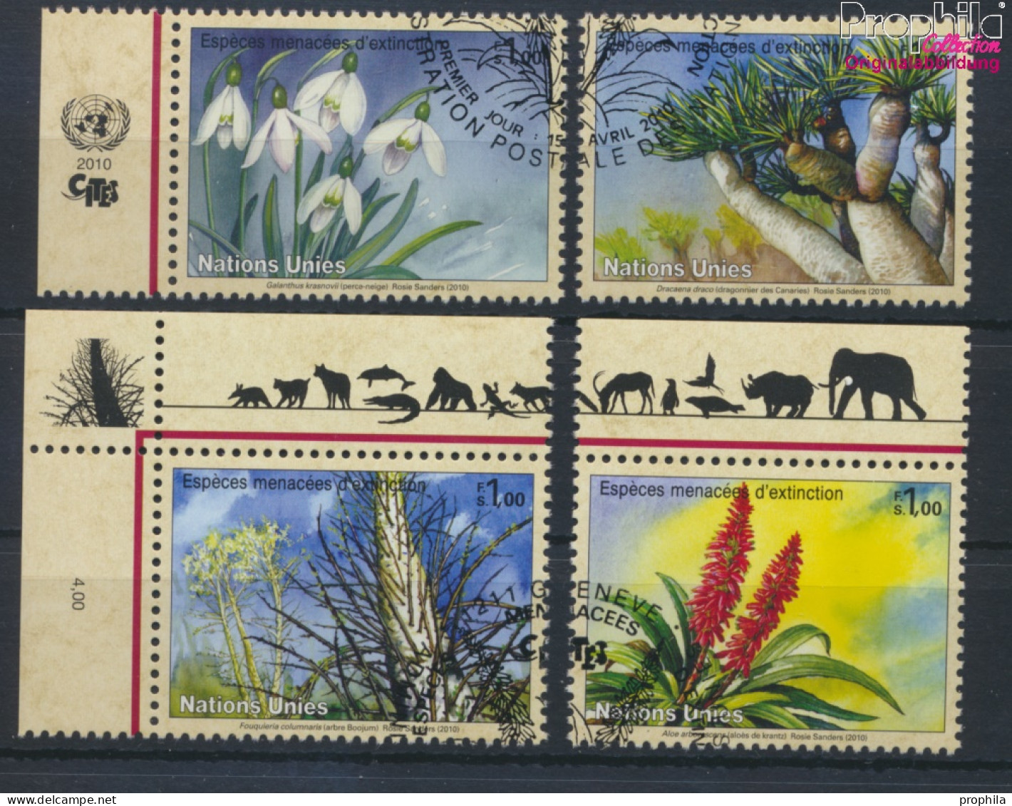 UNO - Genf 681-684 (kompl.Ausg.) Gestempelt 2010 Pflanzen (10067900 - Used Stamps