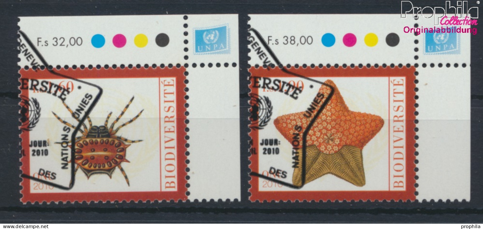 UNO - Genf 685-686 (kompl.Ausg.) Gestempelt 2010 Biodiversität (10067876 - Used Stamps