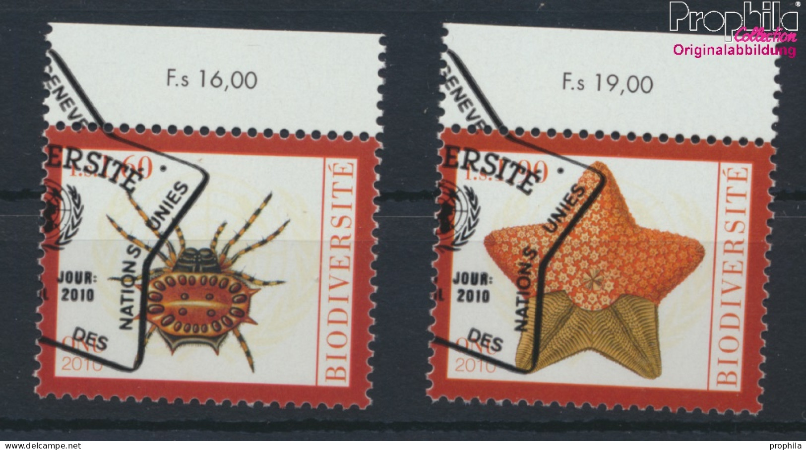 UNO - Genf 685-686 (kompl.Ausg.) Gestempelt 2010 Biodiversität (10067877 - Used Stamps