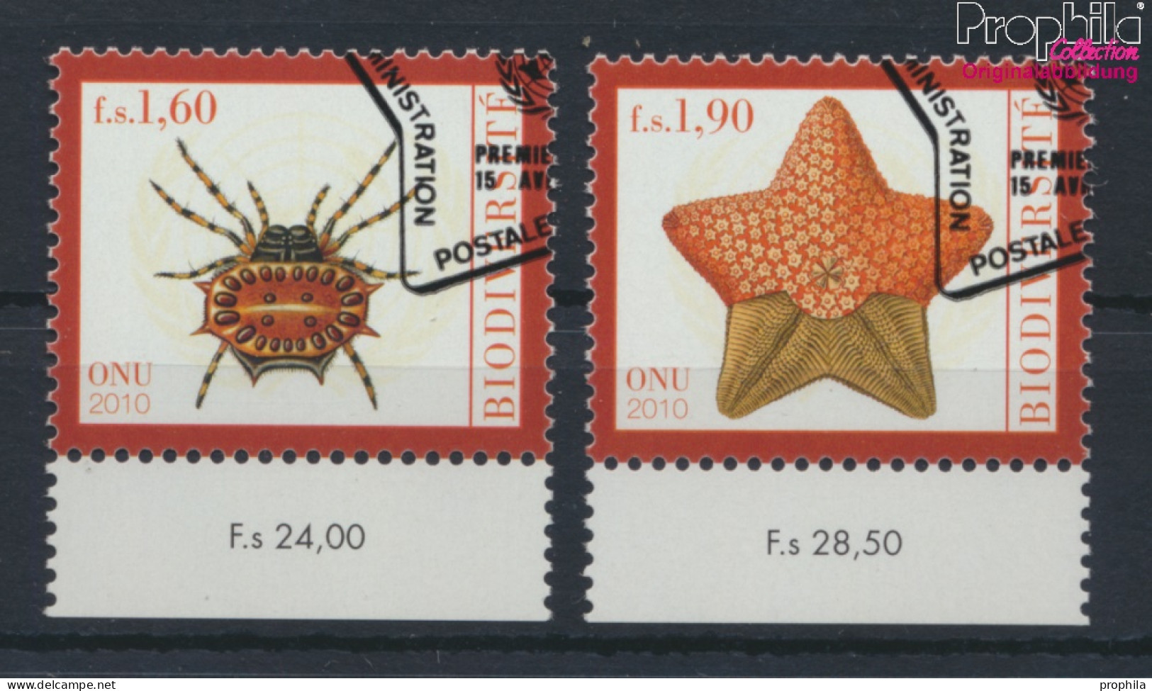 UNO - Genf 685-686 (kompl.Ausg.) Gestempelt 2010 Biodiversität (10067882 - Used Stamps