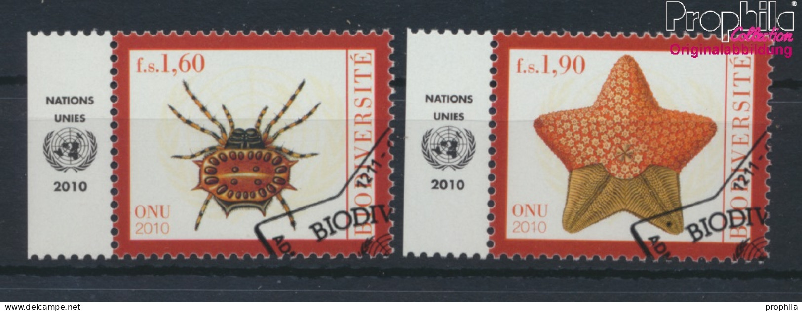 UNO - Genf 685-686 (kompl.Ausg.) Gestempelt 2010 Biodiversität (10067883 - Used Stamps