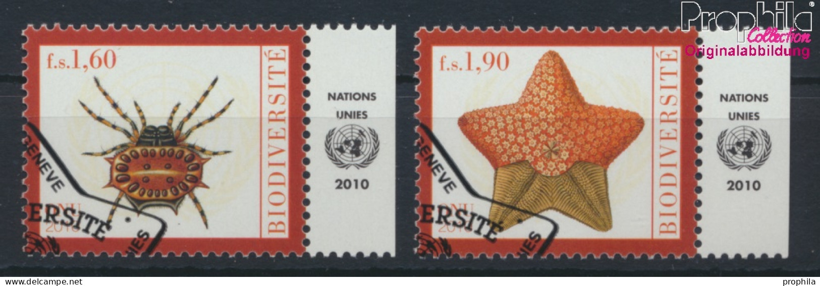 UNO - Genf 685-686 (kompl.Ausg.) Gestempelt 2010 Biodiversität (10067884 - Used Stamps