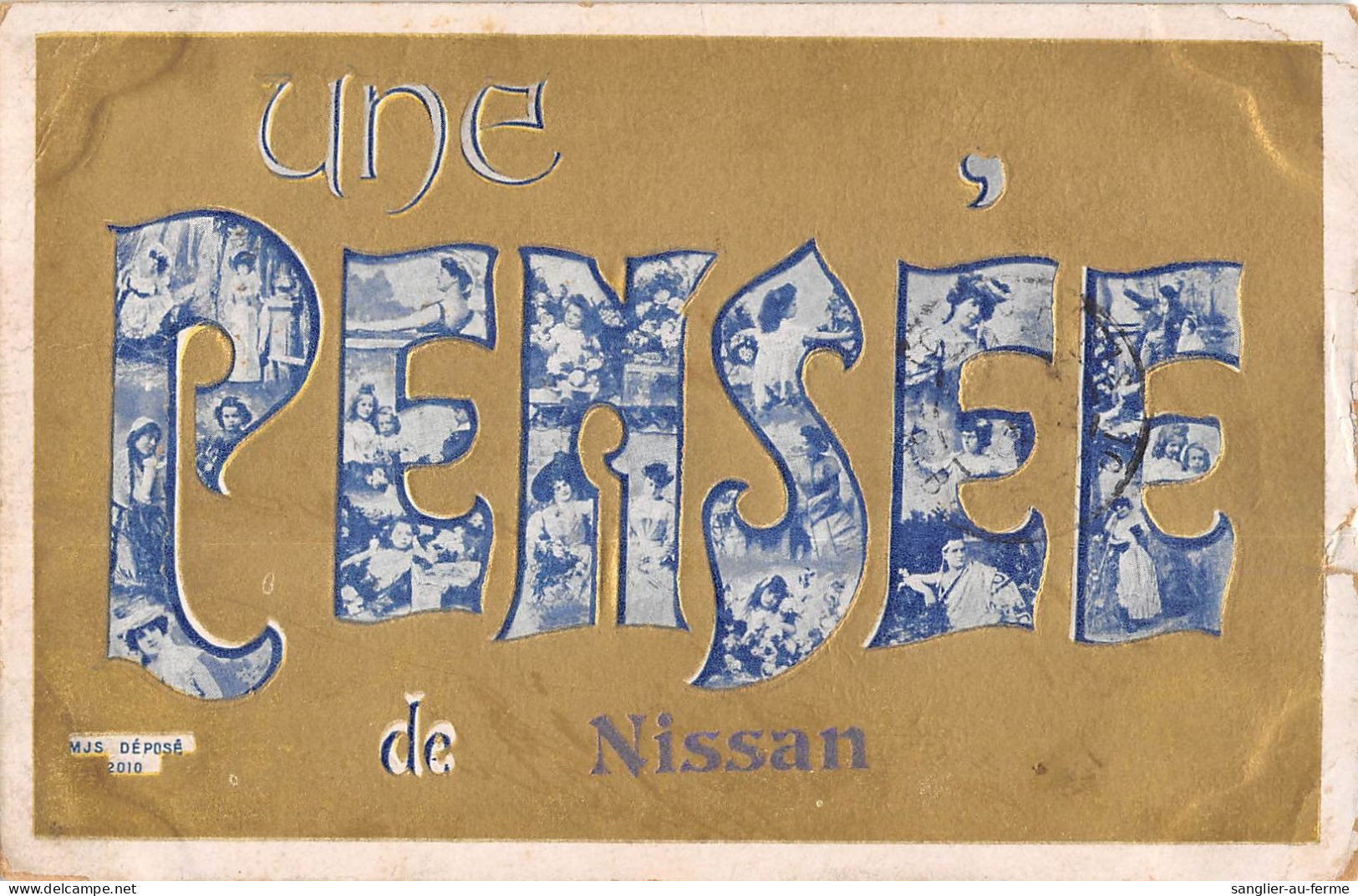 CPA 34 UNE PENSEE DE NISSAN - Other & Unclassified