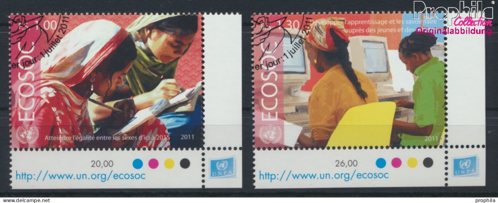 UNO - Genf 772-773 (kompl.Ausg.) Gestempelt 2011 Wirtschafts Und Sozialrat (10067802 - Used Stamps