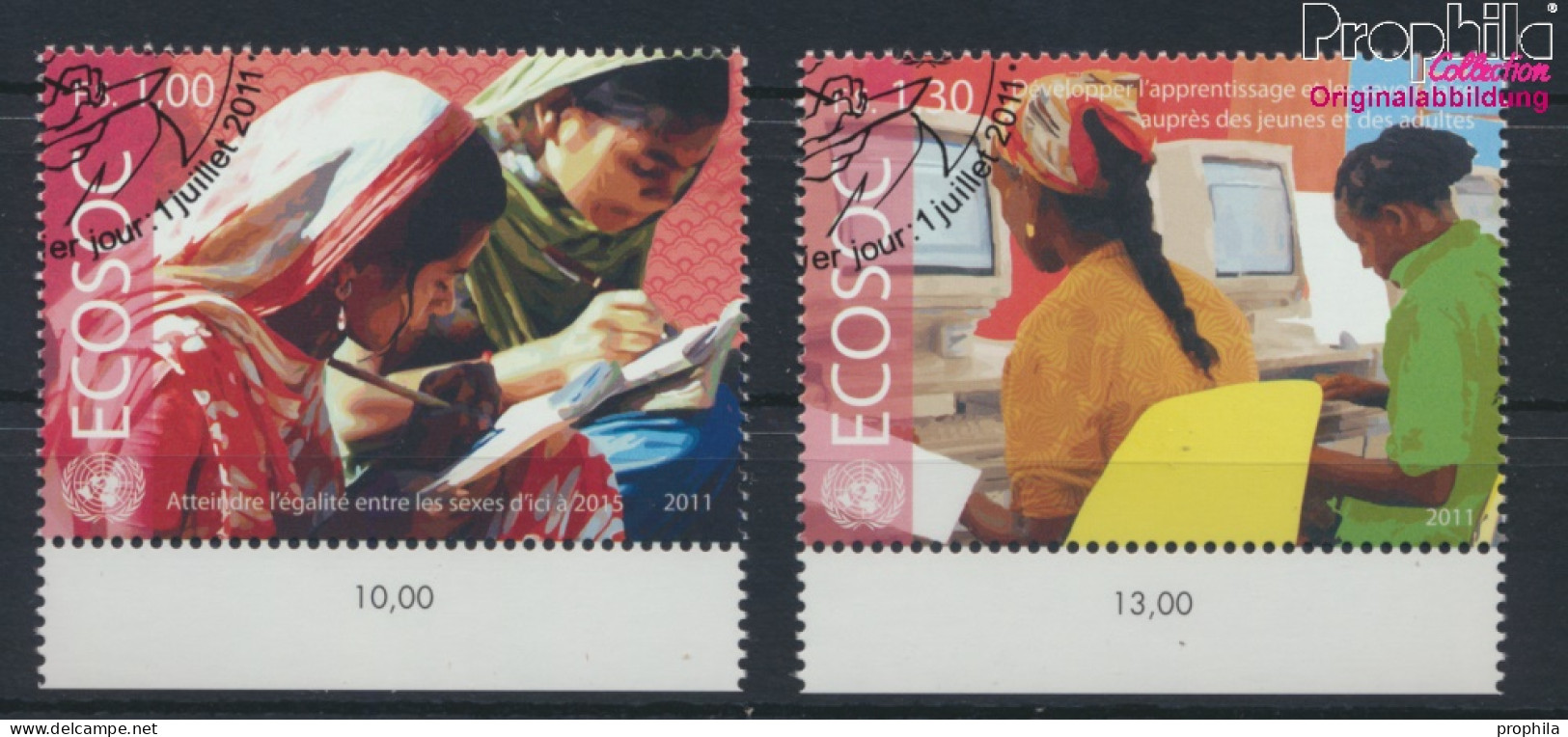 UNO - Genf 772-773 (kompl.Ausg.) Gestempelt 2011 Wirtschafts Und Sozialrat (10067803 - Used Stamps