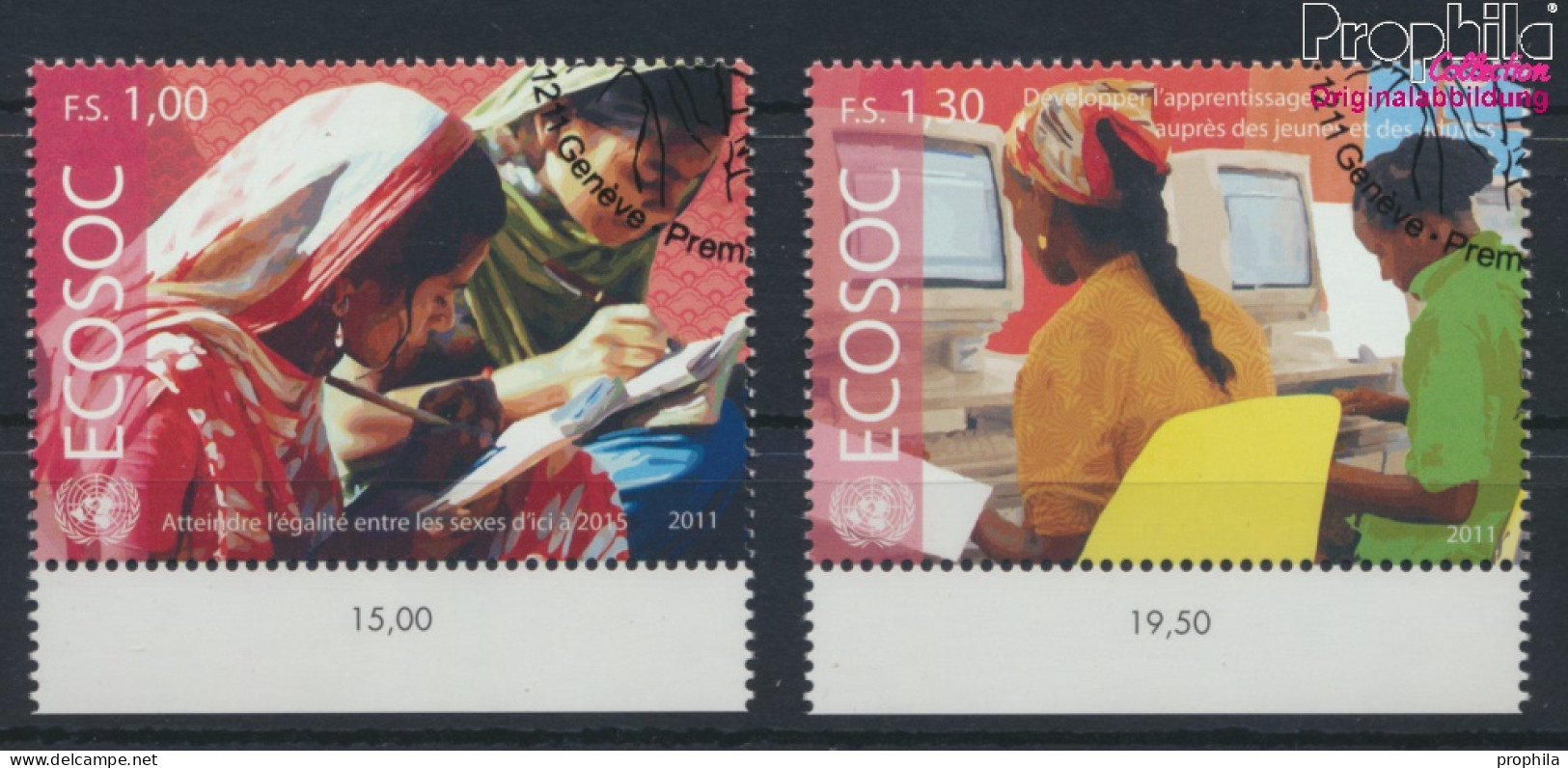 UNO - Genf 772-773 (kompl.Ausg.) Gestempelt 2011 Wirtschafts Und Sozialrat (10067804 - Used Stamps