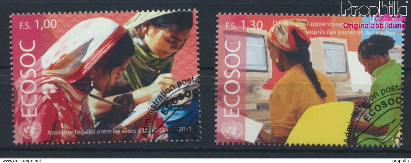 UNO - Genf 772-773 (kompl.Ausg.) Gestempelt 2011 Wirtschafts Und Sozialrat (10067808 - Used Stamps