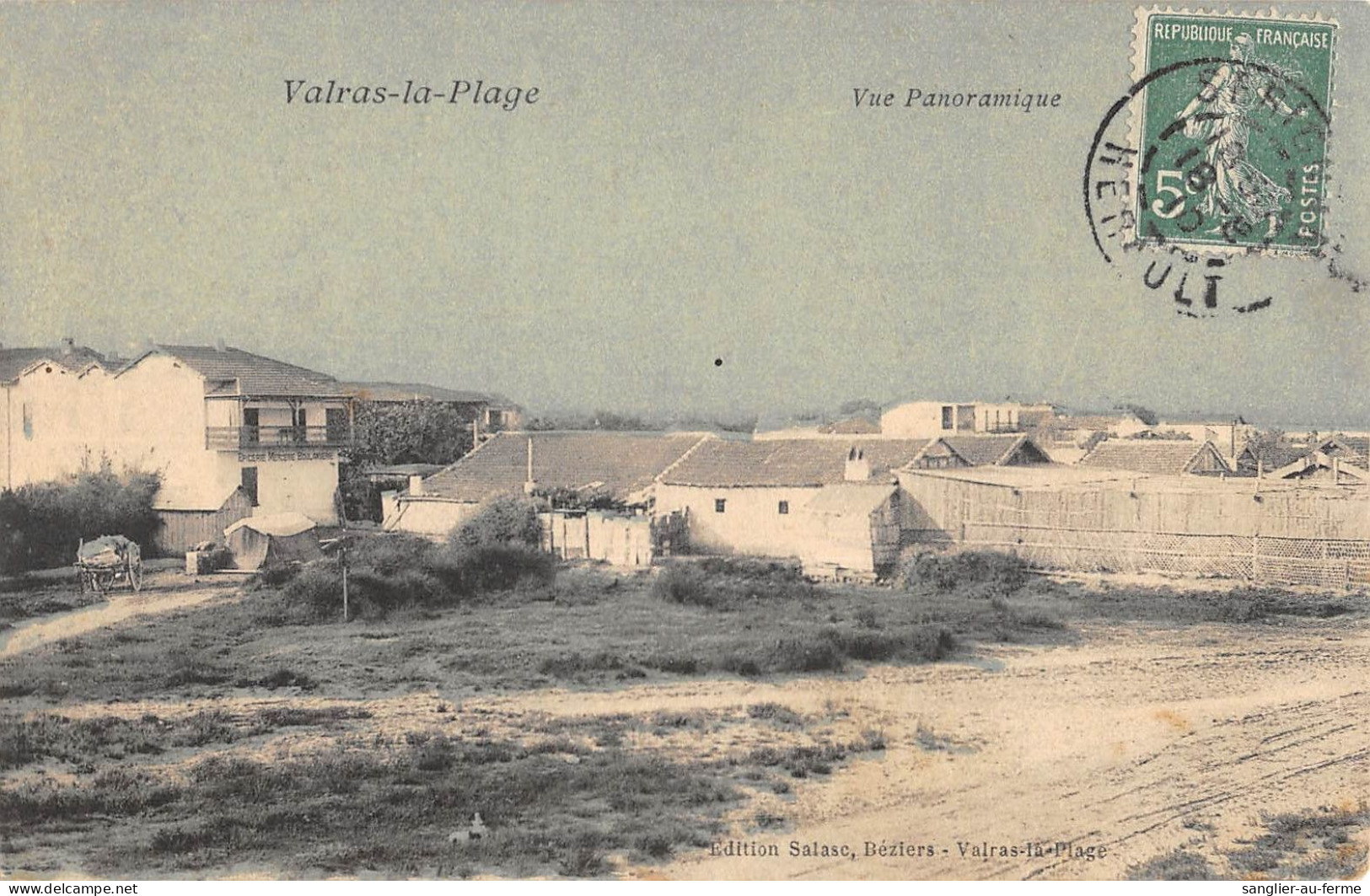 CPA 34 VALRAS LA PLAGE VUE PANORAMIQUE - Autres & Non Classés