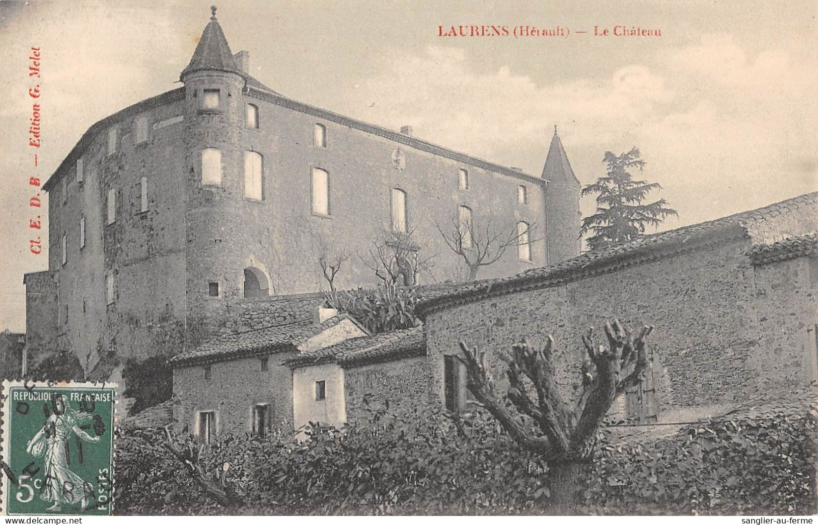 CPA 34 LAURENS LE CHATEAU /  Cliché Rare - Other & Unclassified