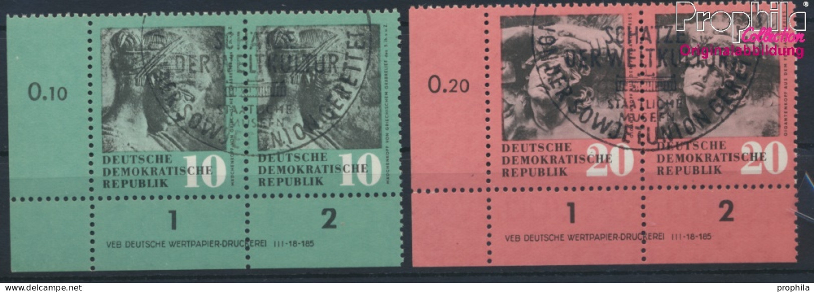 DDR 667DV-668DV Mit Druckvermerk (kompl.Ausg.) Gestempelt 1958 Antike Kunstschätze (I) (10065547 - Gebraucht