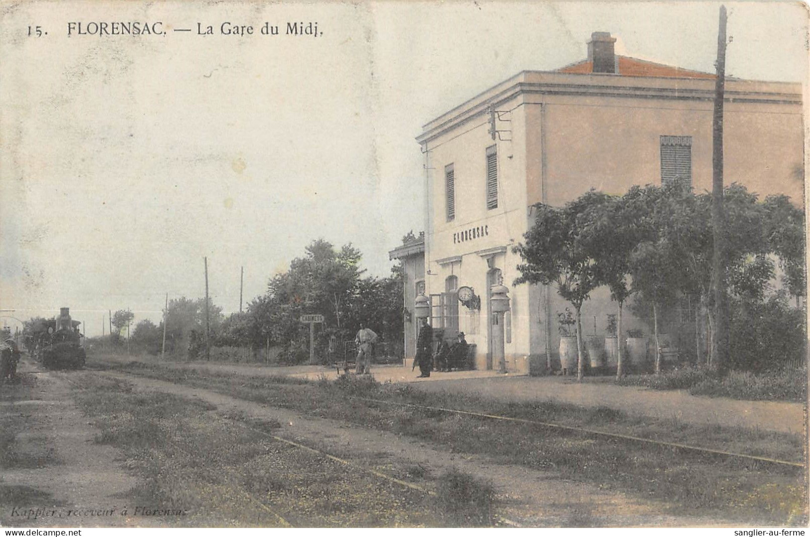 CPA 34 FLORENSAC GARE DU MIDI - Sonstige & Ohne Zuordnung