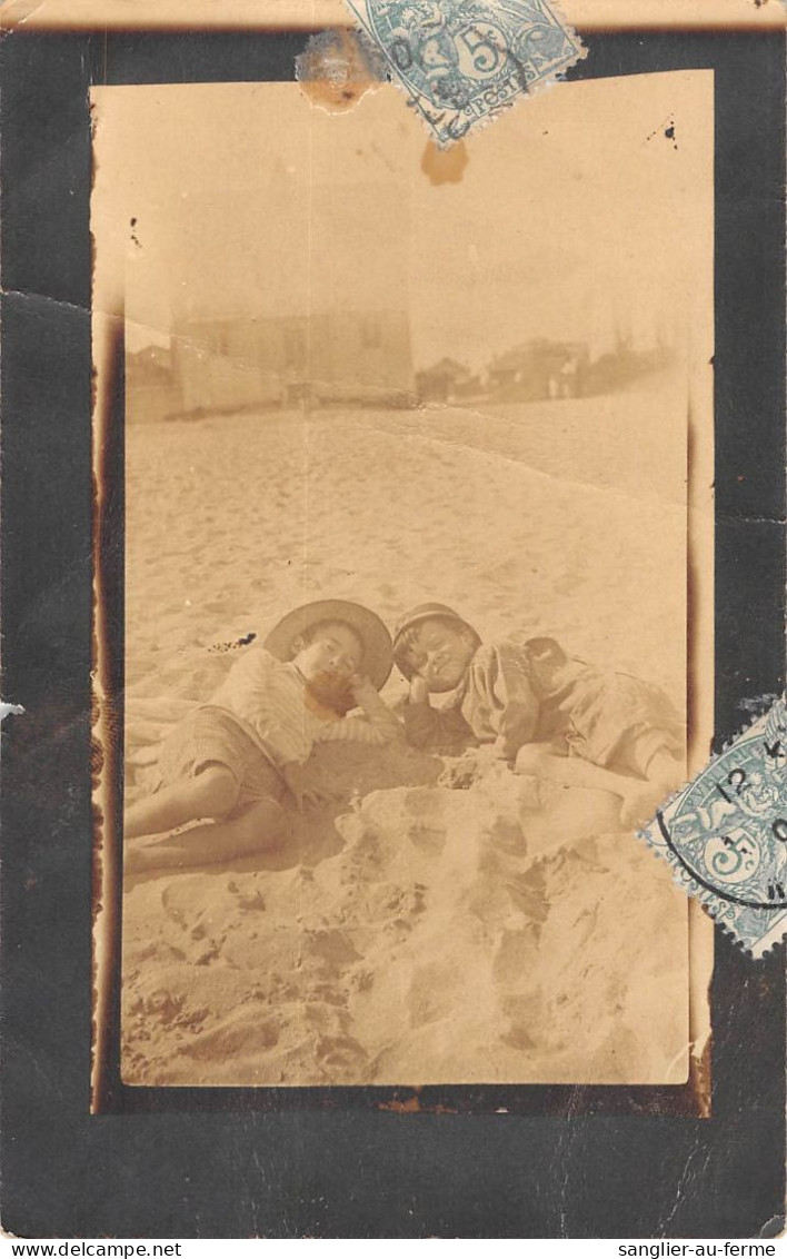 CPA 34 VALRAS LA PLAGE CARTE PHOTO - Other & Unclassified