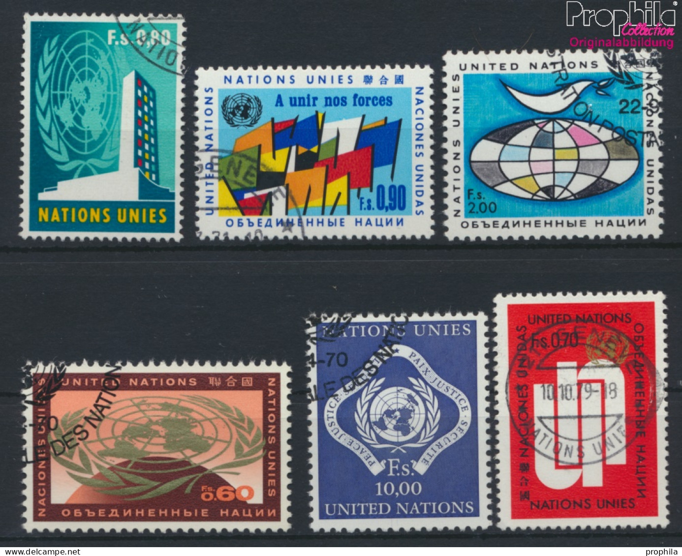 UNO - Genf Gestempelt Freimarken 1970 Freimarken  (10070116 - Gebraucht