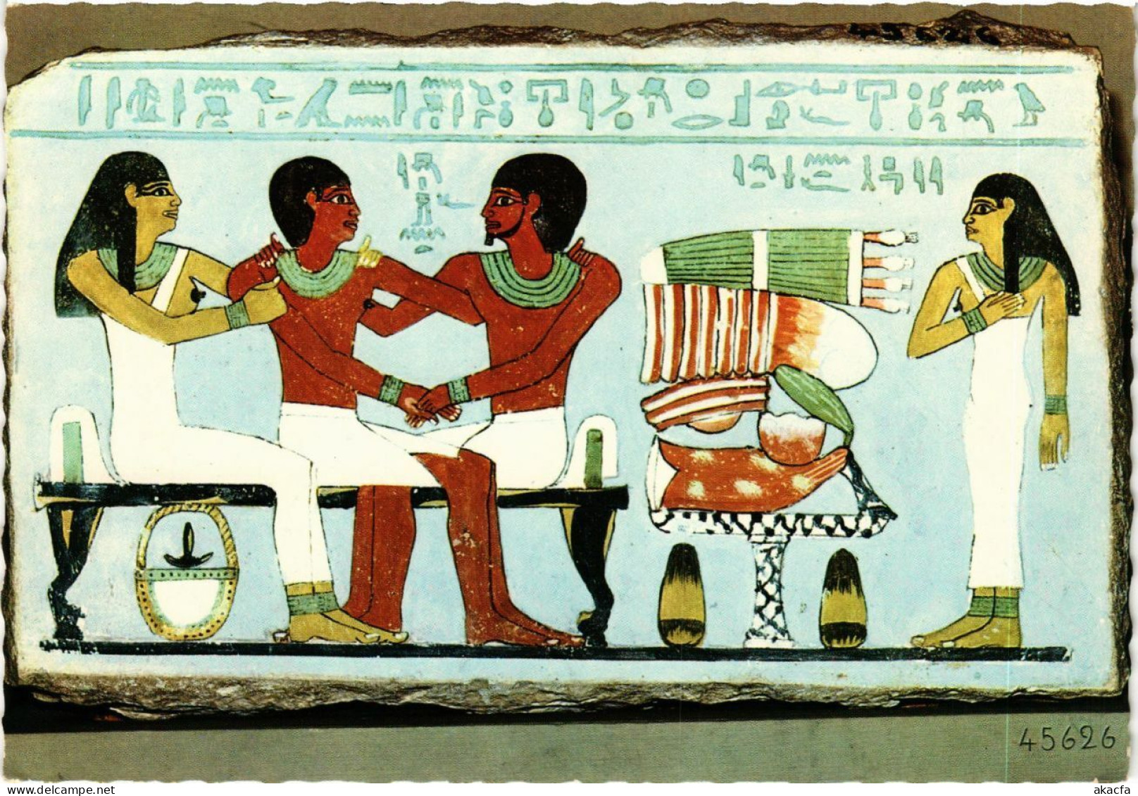 CPM Painted Limestone Stela Of Amnemhet And His Wife – Cairo EGYPT (852774) - Museen