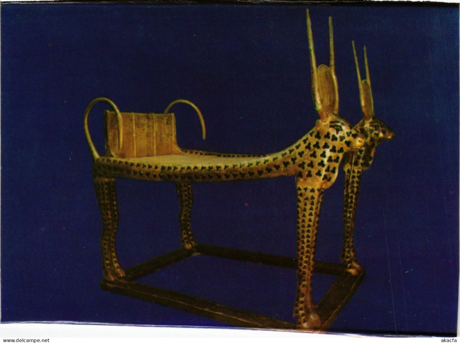 CPM Tutankhamen's Treasures – Funerary Bed – Egyptian Museum EGYPT (853133) - Museen