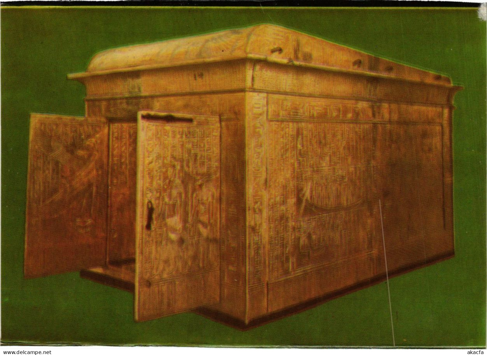 CPM Tutankhamen's Treasures – Second Shrine Of Gilt Wood EGYPT (853129) - Musées