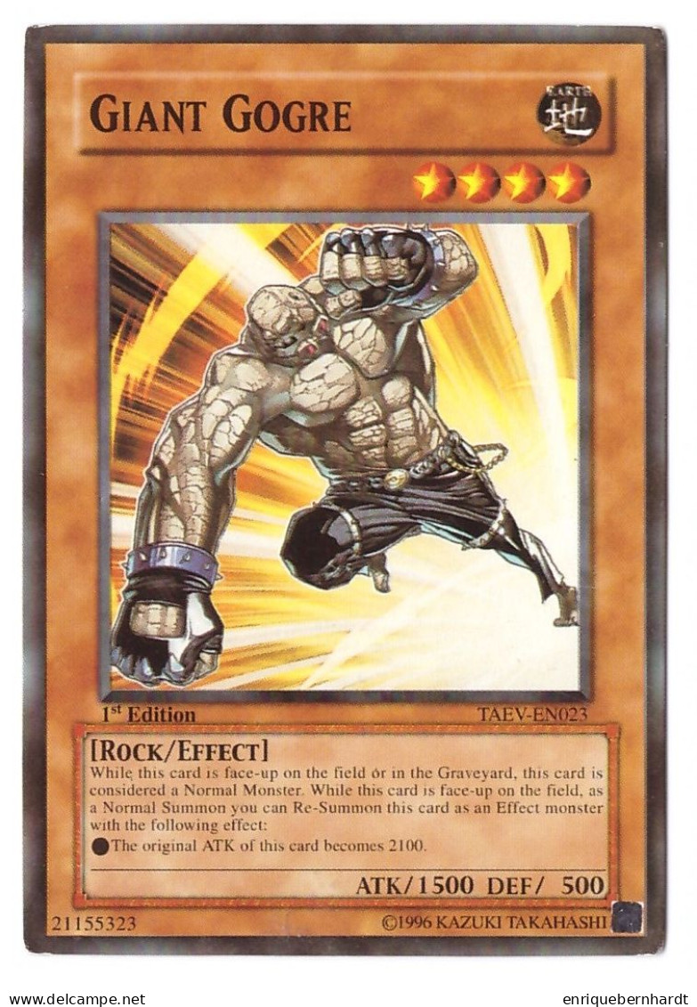 YU-GI-OH! • GIANT GOGRE • TAEV-EN023 • ATK/1500 DEF/500 - Yu-Gi-Oh