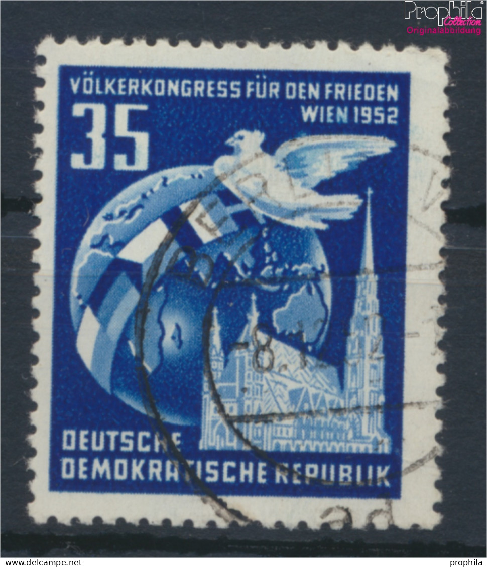 DDR 321Y II Seltenes Wasserzeichen Gestempelt 1952 Völkerkongreß Für Den Frieden (10065688 - Gebraucht