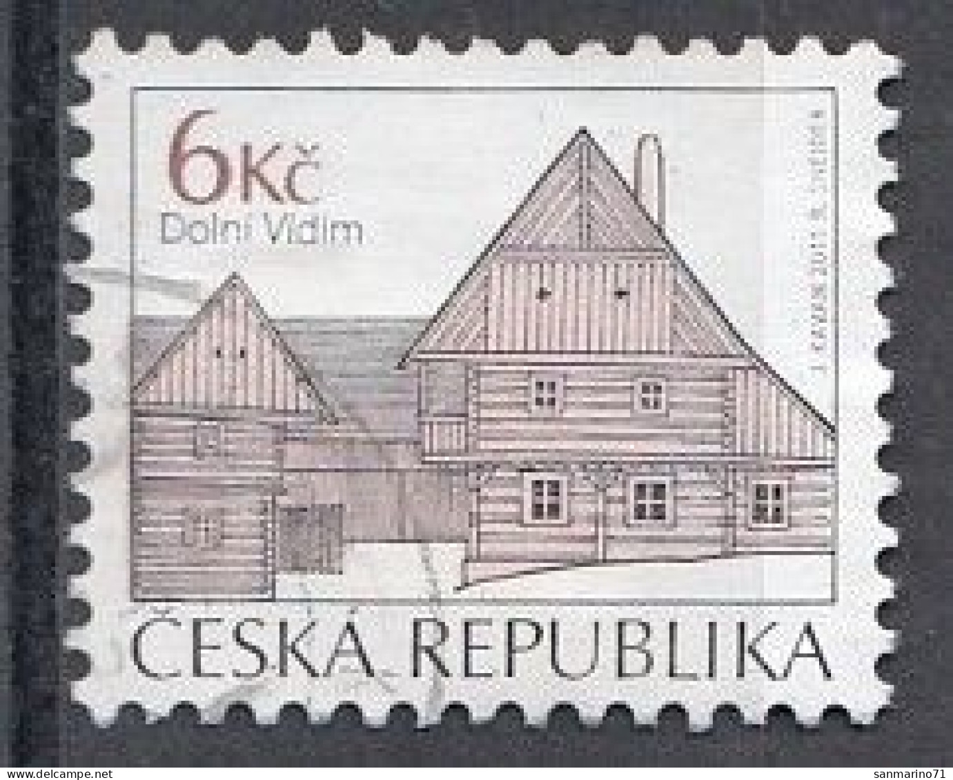 CZECH REPUBLIC 708,used,falc Hinged - Usados