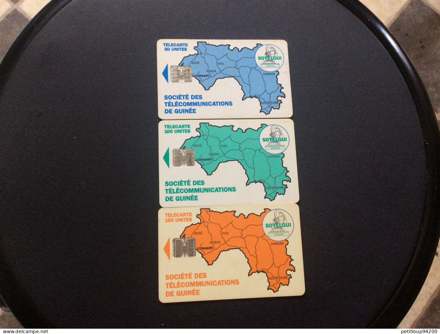 3 Telecartes  GUINEE - Guinea