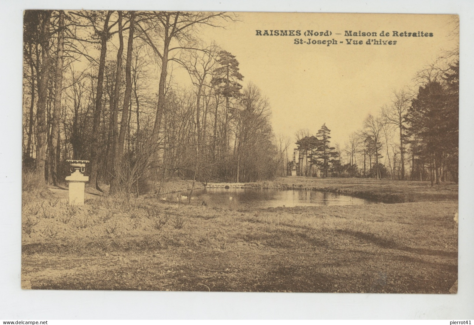 RAISMES - Maison De Retraites Saint Joseph - Vue D'Hiver - Raismes