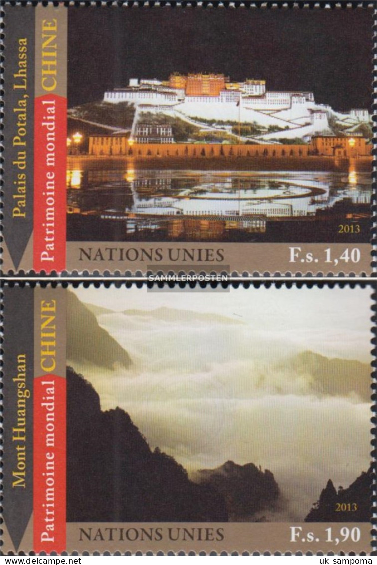 UN - Geneva 809-810 (complete Issue) Unmounted Mint / Never Hinged 2013 UNESCO Welterbe China - Ungebraucht