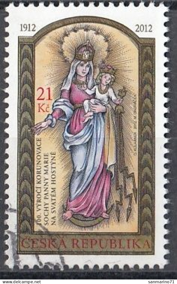 CZECH REPUBLIC 724,used,falc Hinged - Used Stamps