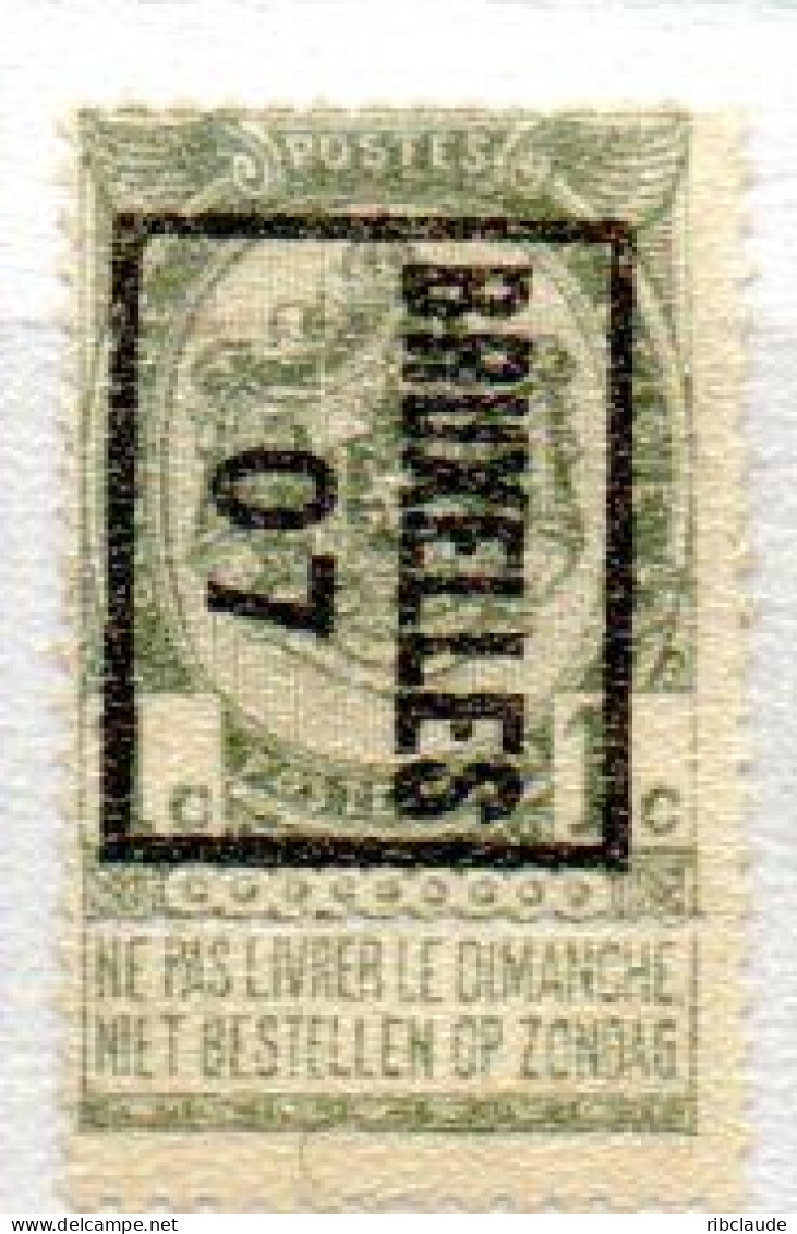 Préo Typo Bruxelles 07 - Typo Precancels 1906-12 (Coat Of Arms)