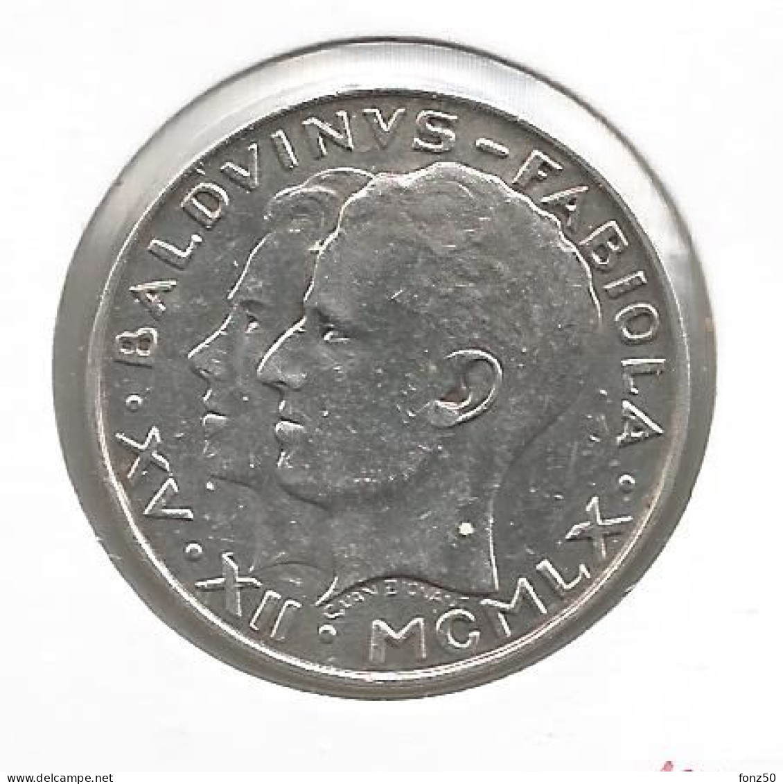 BOUDEWIJN * 50 Frank 1960  Latijn * F D C * Nr 12427 - 50 Francs