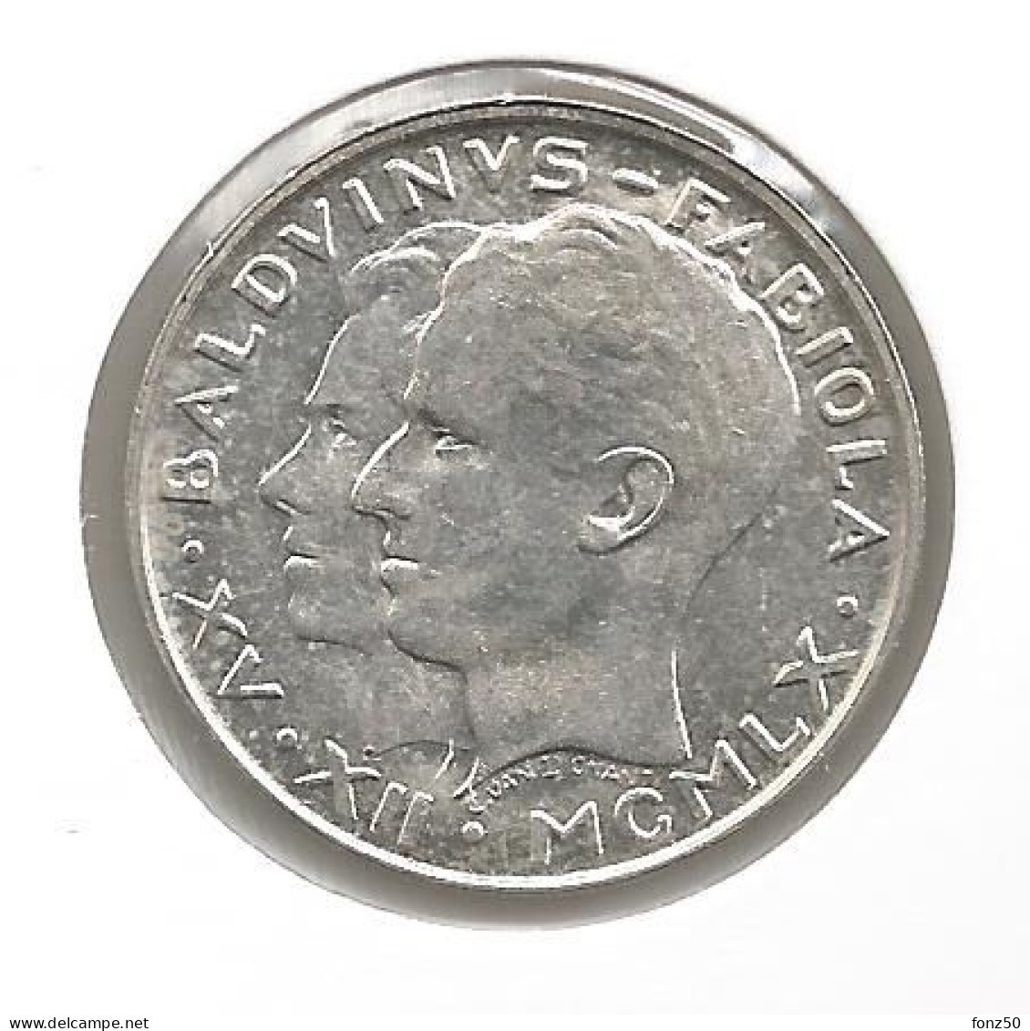 BOUDEWIJN * 50 Frank 1960  Latijn * F D C * Nr 12432 - 50 Francs