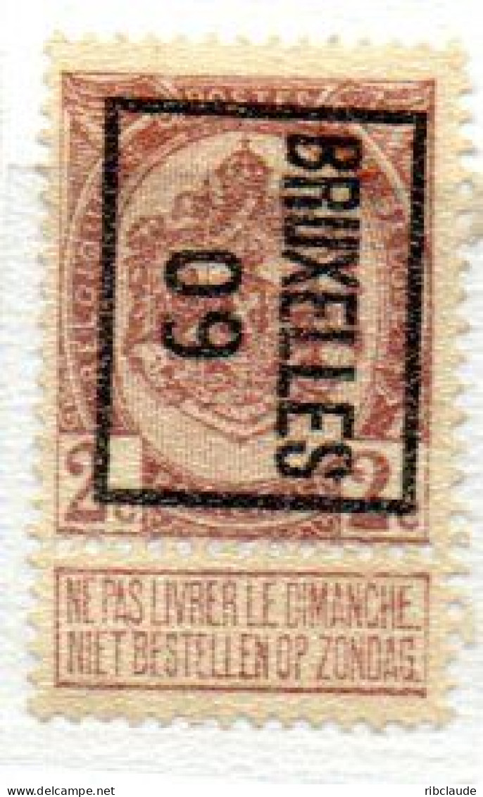 Préo Typo Bruxelles 09 - Typo Precancels 1906-12 (Coat Of Arms)