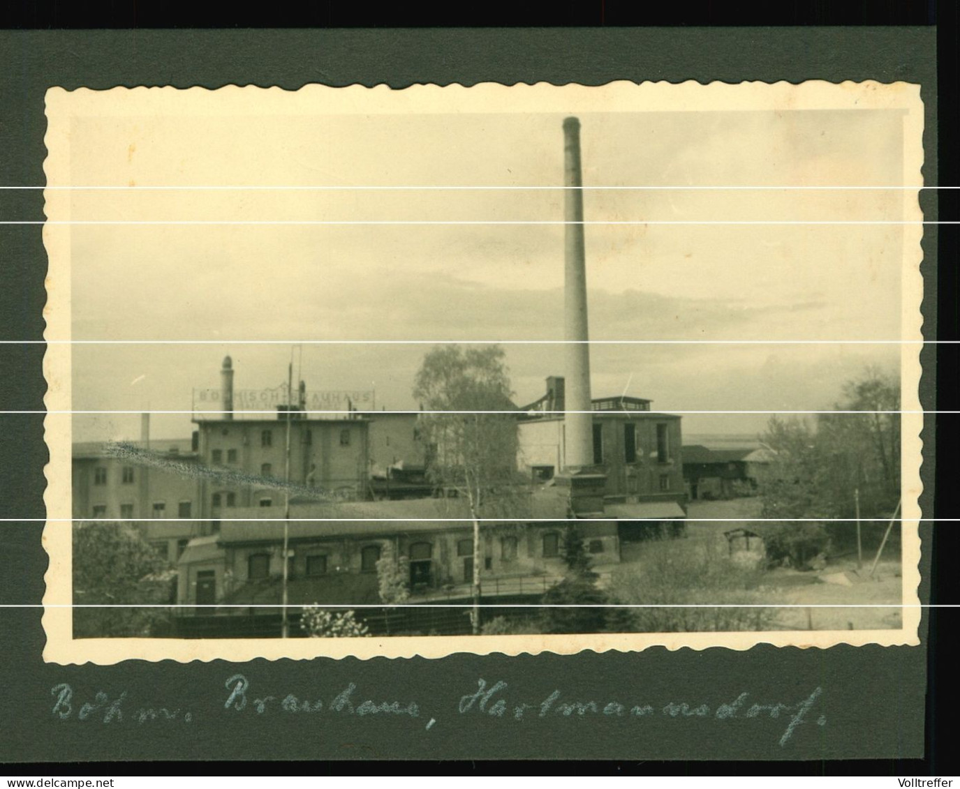 Orig. Foto 1942 Blick Auf Das Böhmische Brauhaus Brauerei Hartmannsdorf Bei Chemnitz Hartmannsdorfer Edel Pilsner Bier - Hartmannsdorf